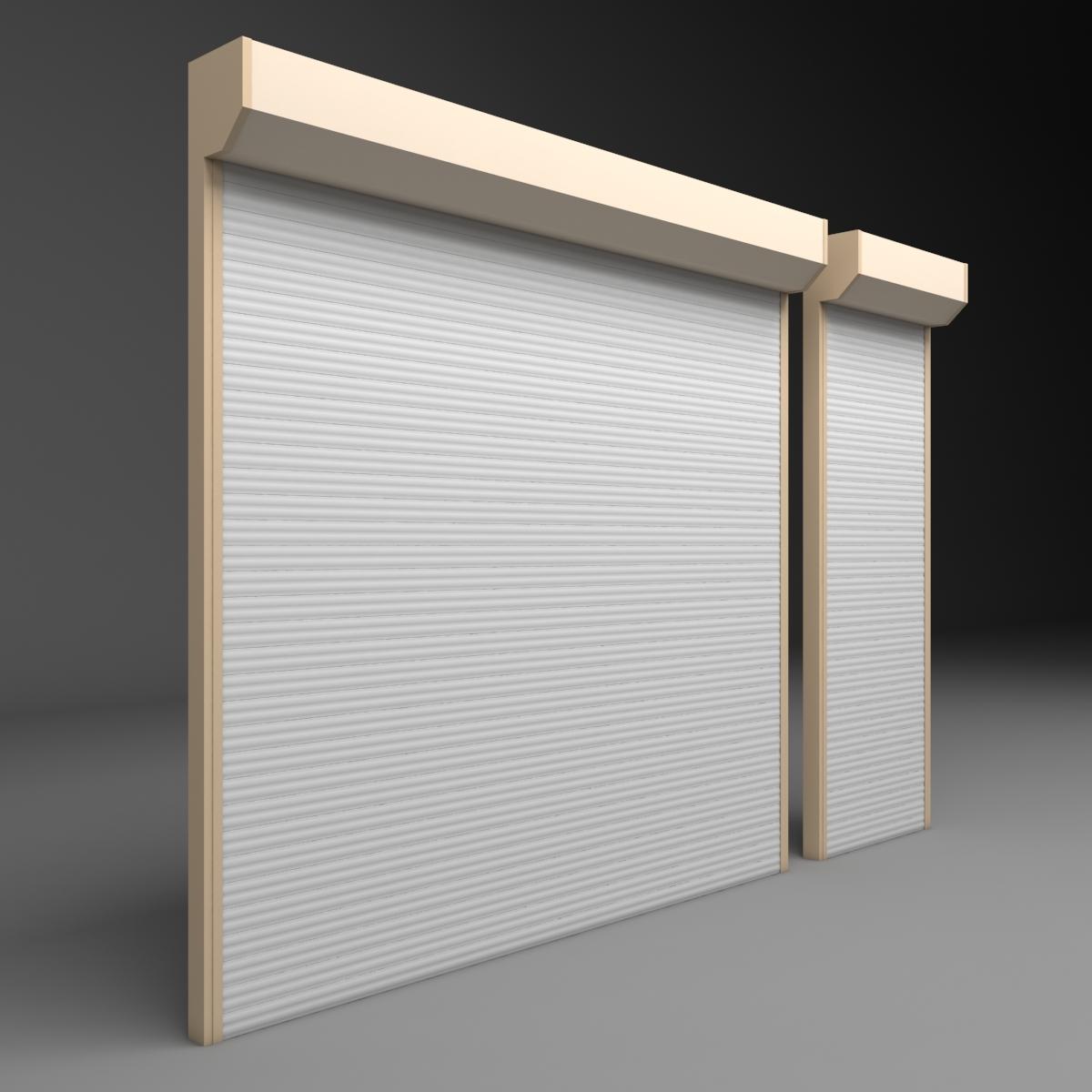 | ایمن صنعت garage door electric 3D model Z