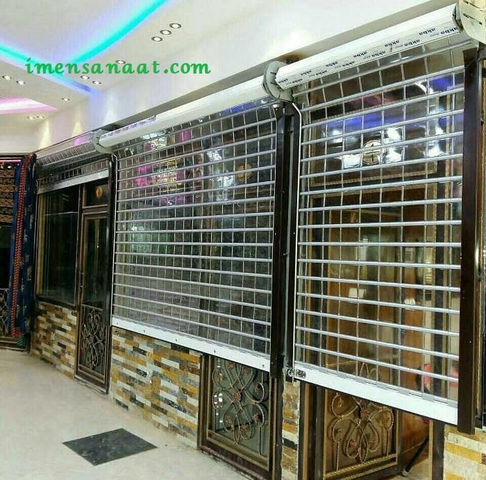 کرکره برقی پنجره شیشه ای