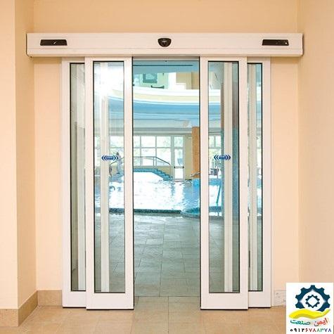 درب اتوماتیک شیشه‌ای تلسکوپی