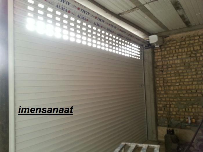 نصب درب اتوماتیک با رنگ کوره ای