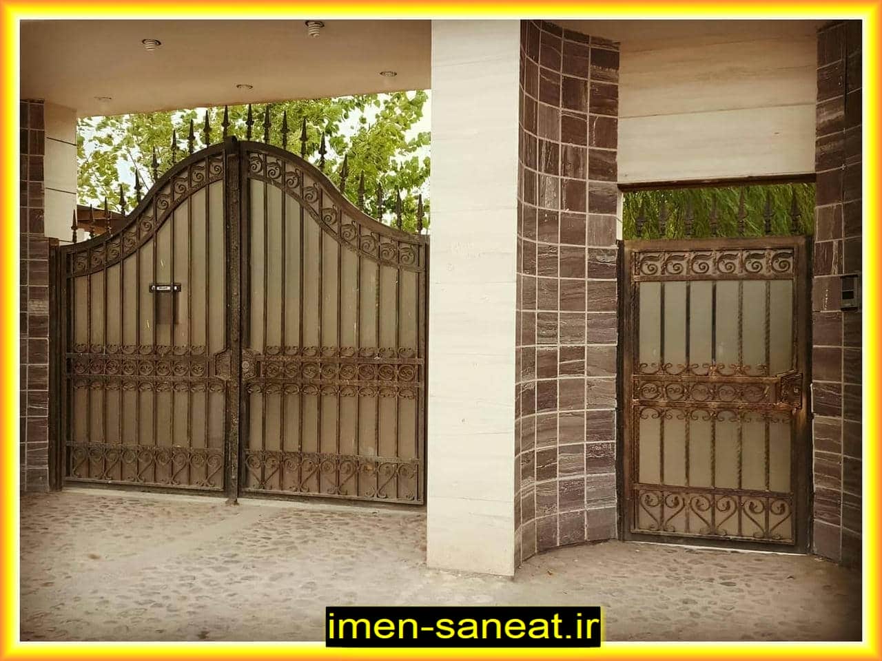 درب فرفورژه شیک و زیبا