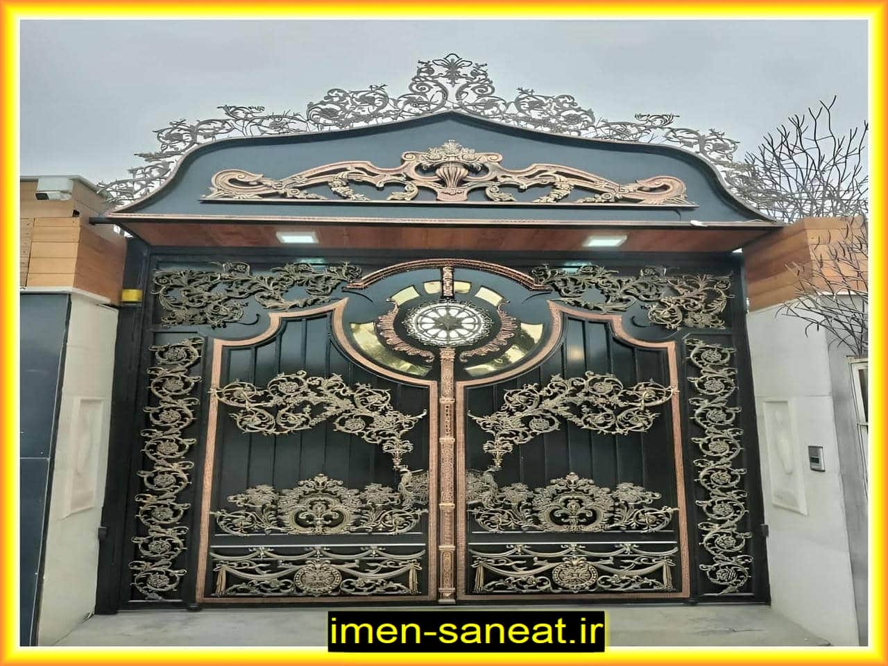 درب‌های ویلا و باغ مدرن