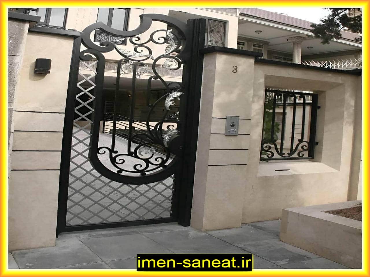 انواع درب‌های آهنی و فرفورژه در کارخانه درب ایمن صنعت