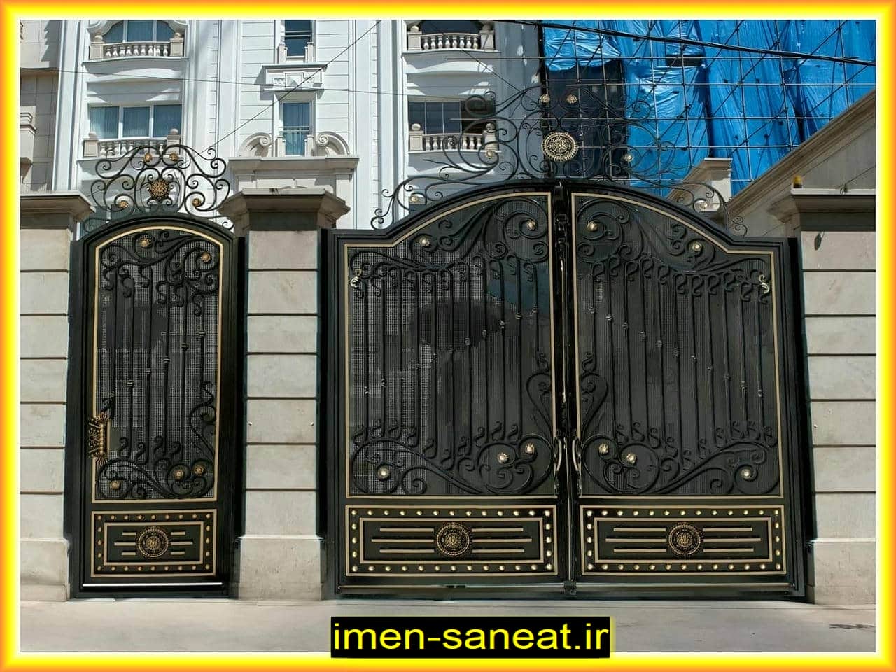 انواع درب‌های حیاط و ویژگی‌های آن‌ها