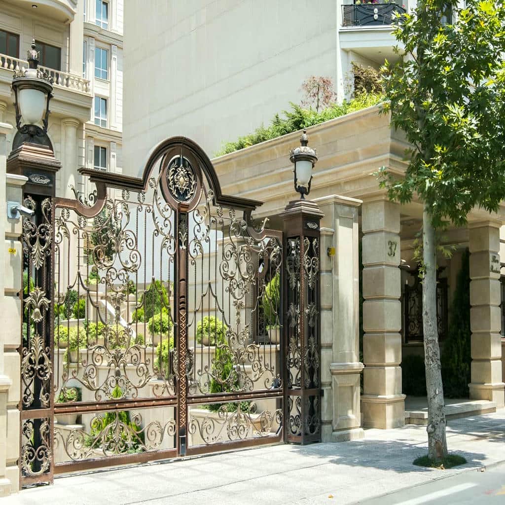 villa-door-wrought-iron-jq تولیدکننده درب ویلایی فرفورژه