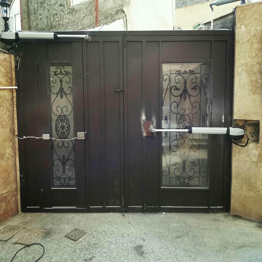 کارخانه جک درب پارکینگ درب لولایی در کیش