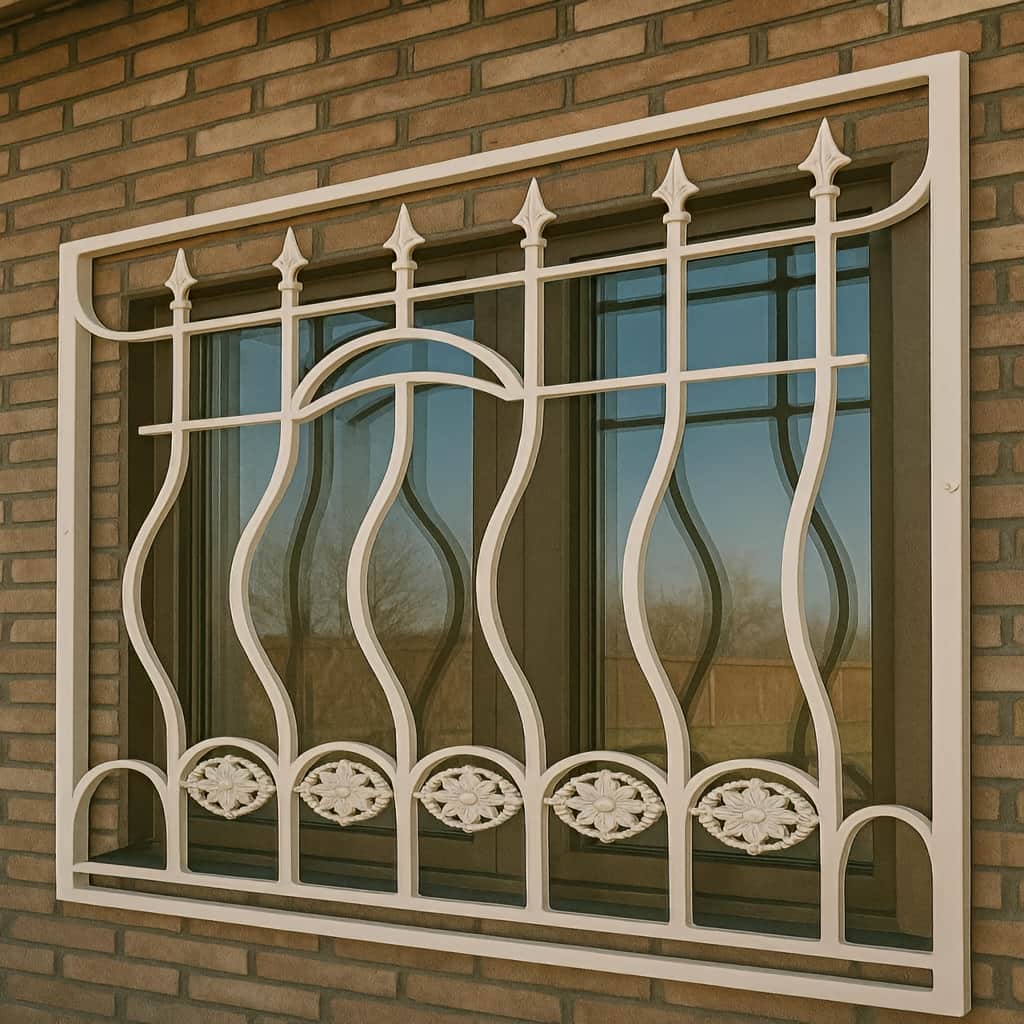 قیمت حفاظ پنجره رنگ ضدزنگ کوره ای در شهریار