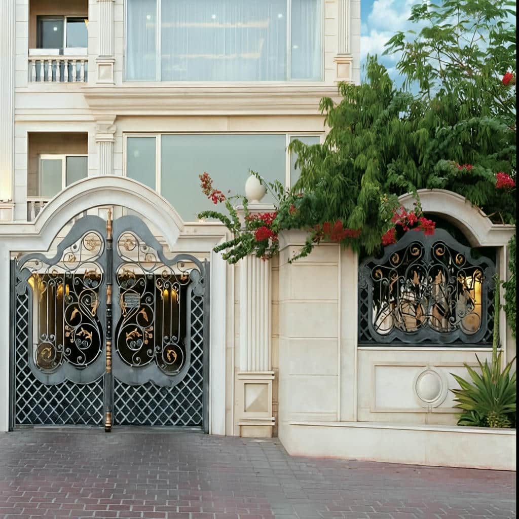درب حیاط در گرگان