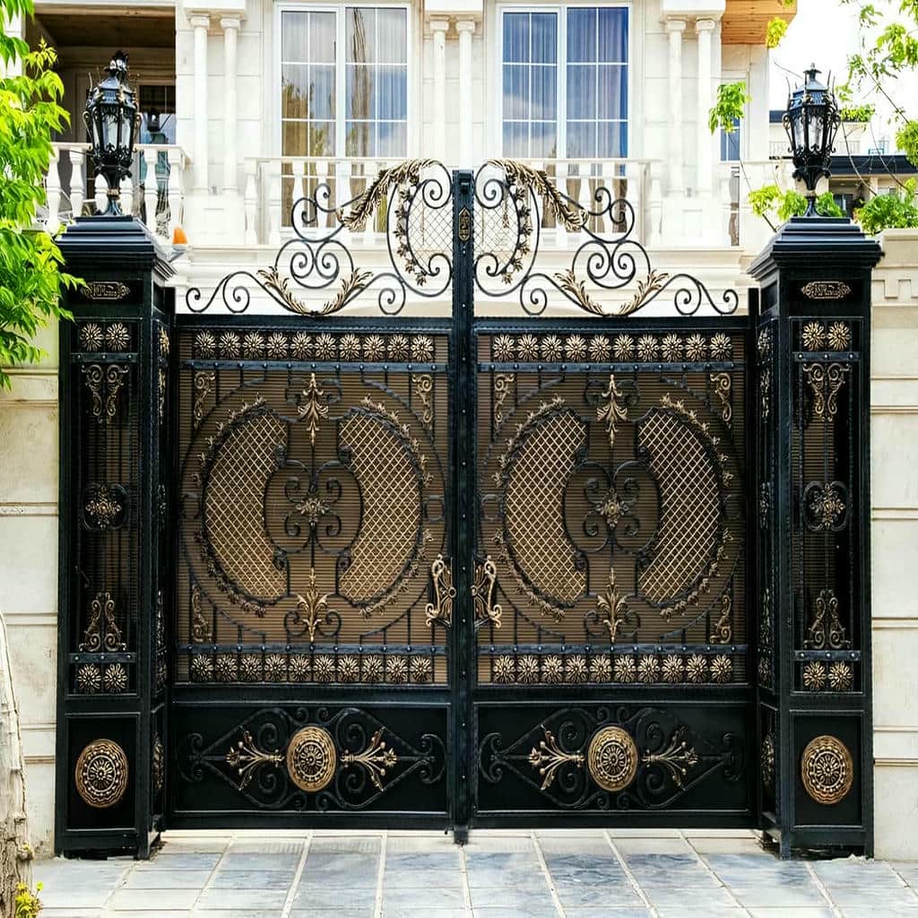 قیمت درب حیاط سفارشی سازی ابعاد در بومهن