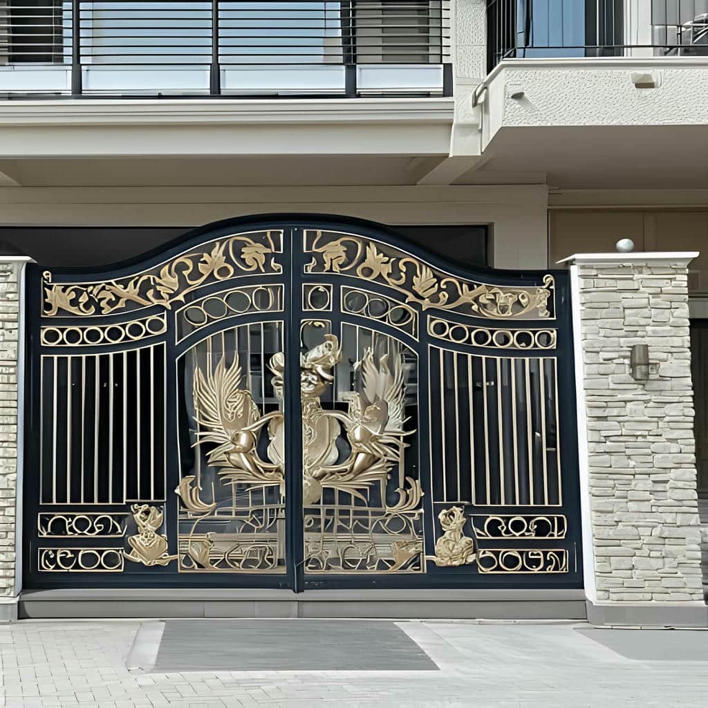 قیمت درب حیاط سفارشی سازی ابعاد در قائمشهر