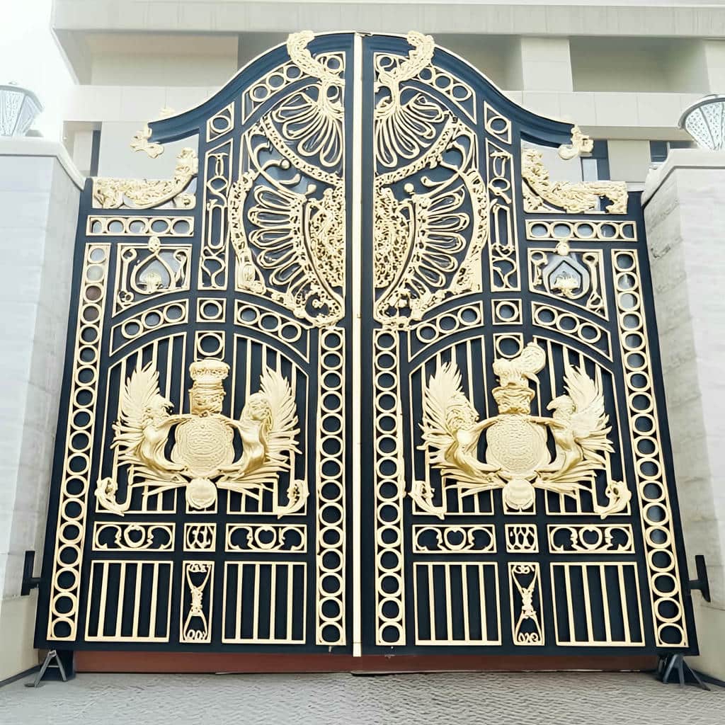 فروش درب حیاط پروفیل سنگین در قزوین