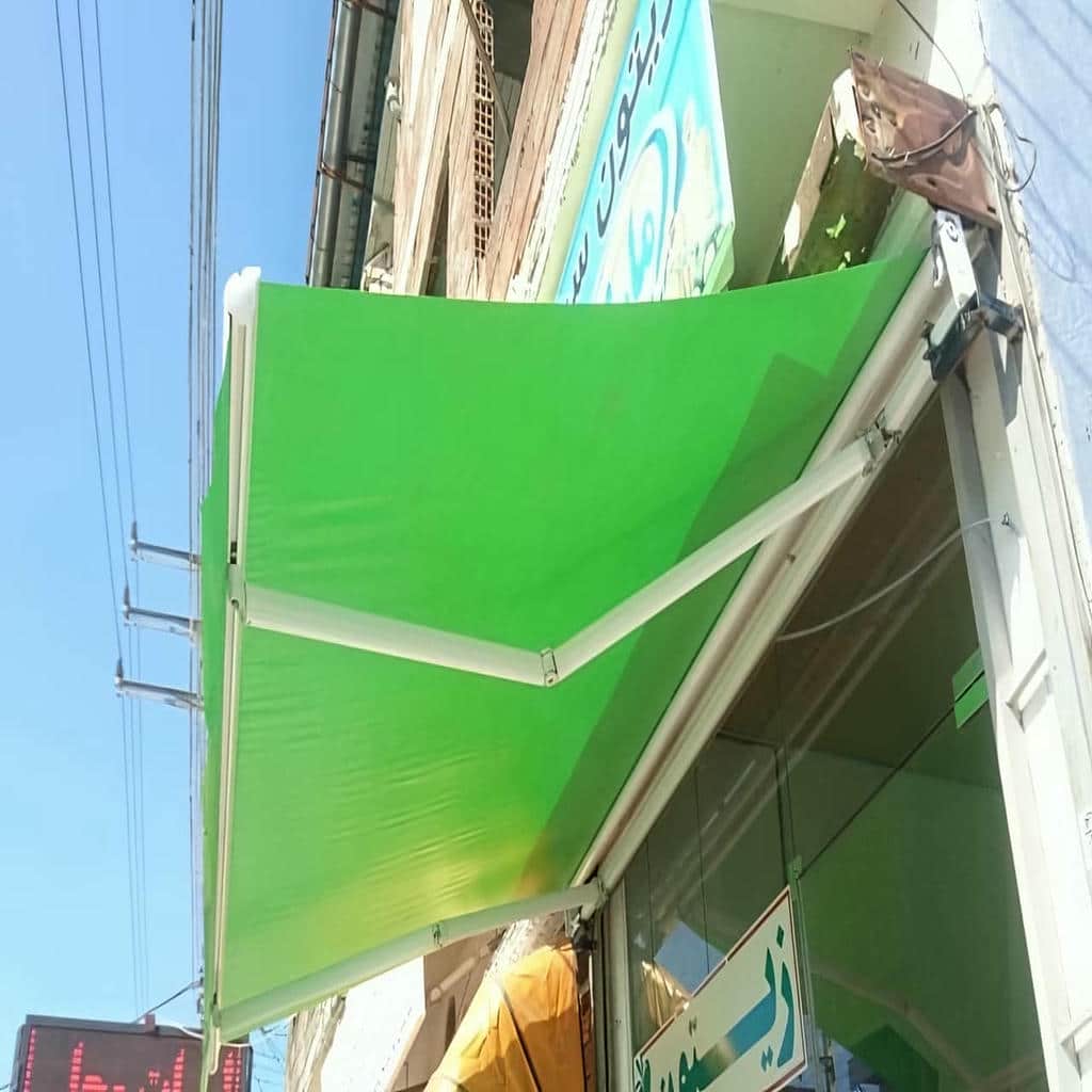 سایبان برقی در گرگان
