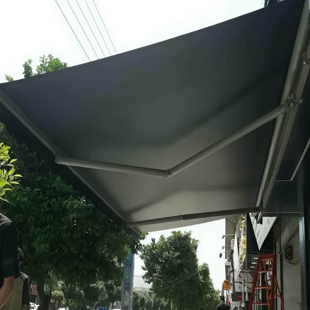 خرید سایبان برقی بازویی در گنبدکاووس