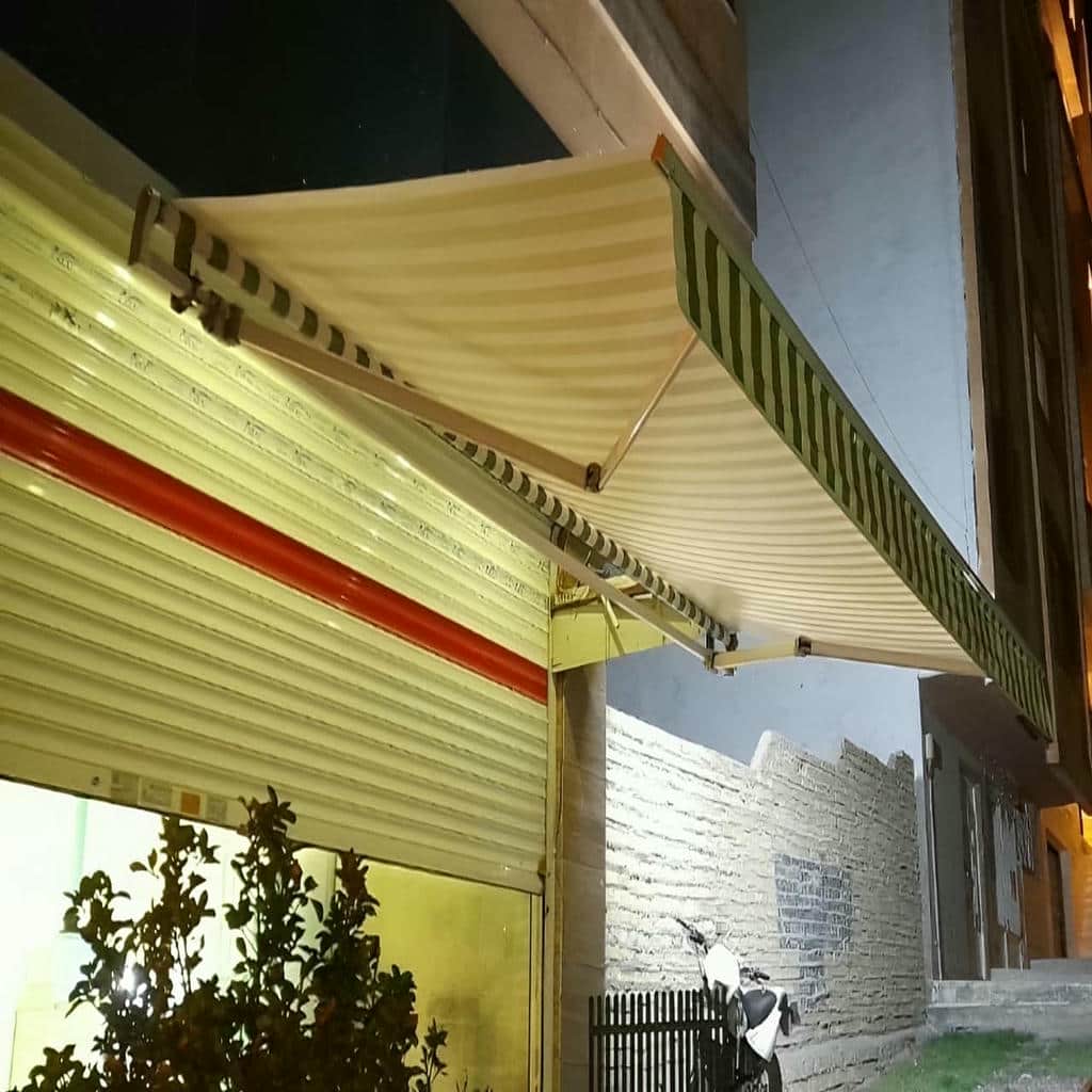 نصب سایبان برقی موتور قدرتمند در بندرعباس