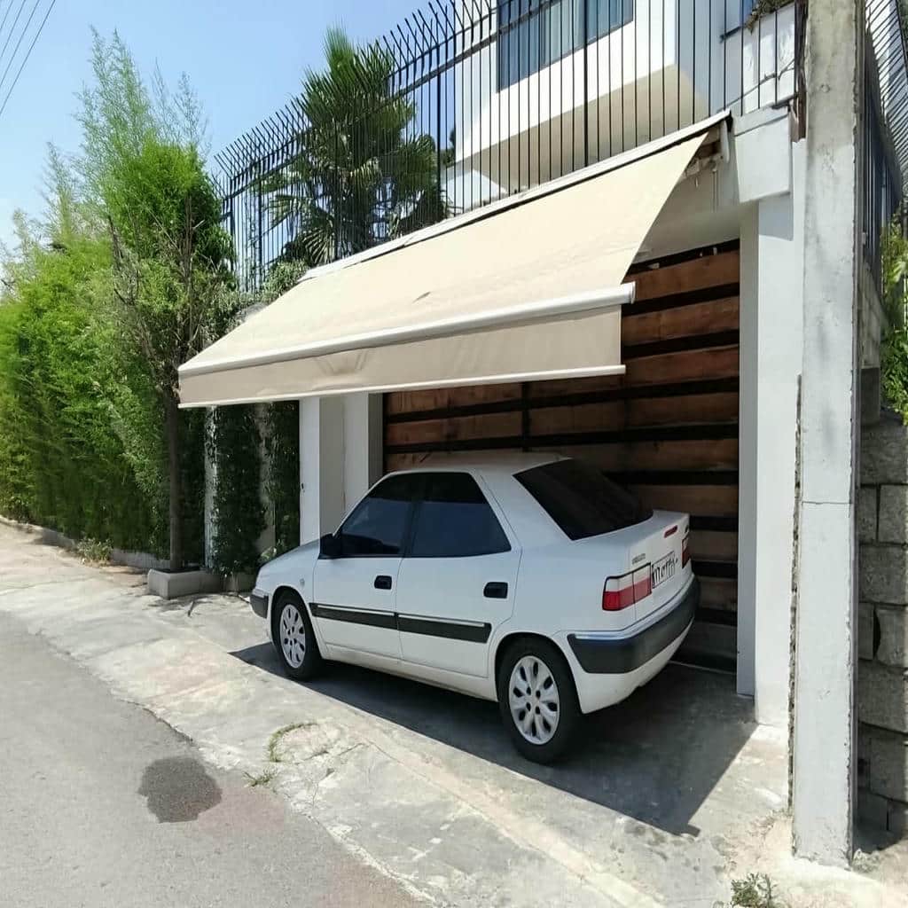 قیمت سایبان برقی یراق استاندارد در ساری