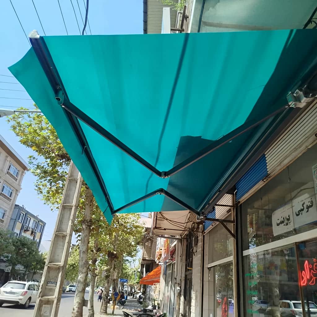 کارخانه سایبان برقی سازه فلزی در بندر لنگه