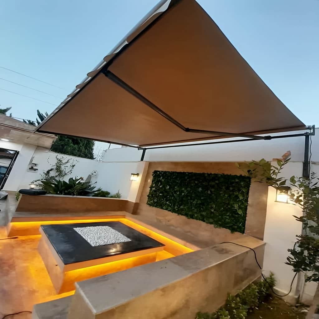خرید سایبان برقی مناسب ویلا در لواسان