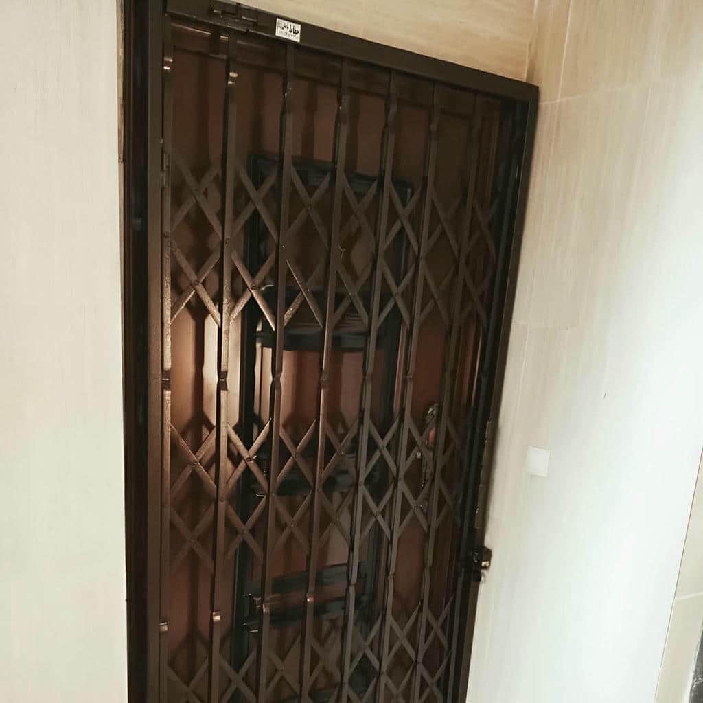 خرید درب آکاردئونی فلزی دوگل در کرمانشاه