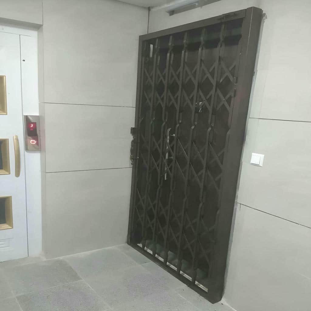 خرید درب آکاردئونی فلزی دوگل در زاهدان