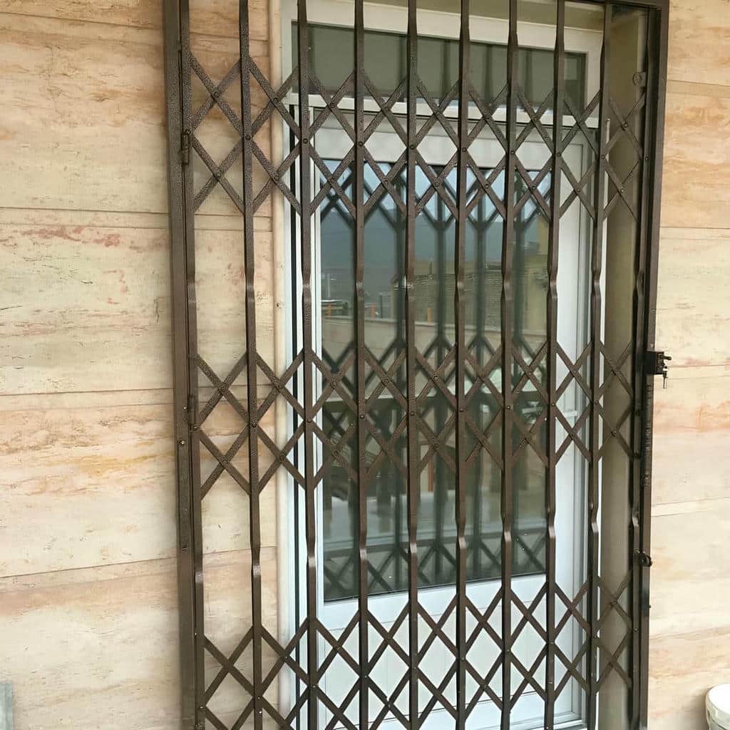 فروش درب آکاردئونی فلزی تمام گل در زاهدان