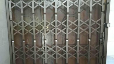 درب آکاردئونی فلزی در استان مازندران