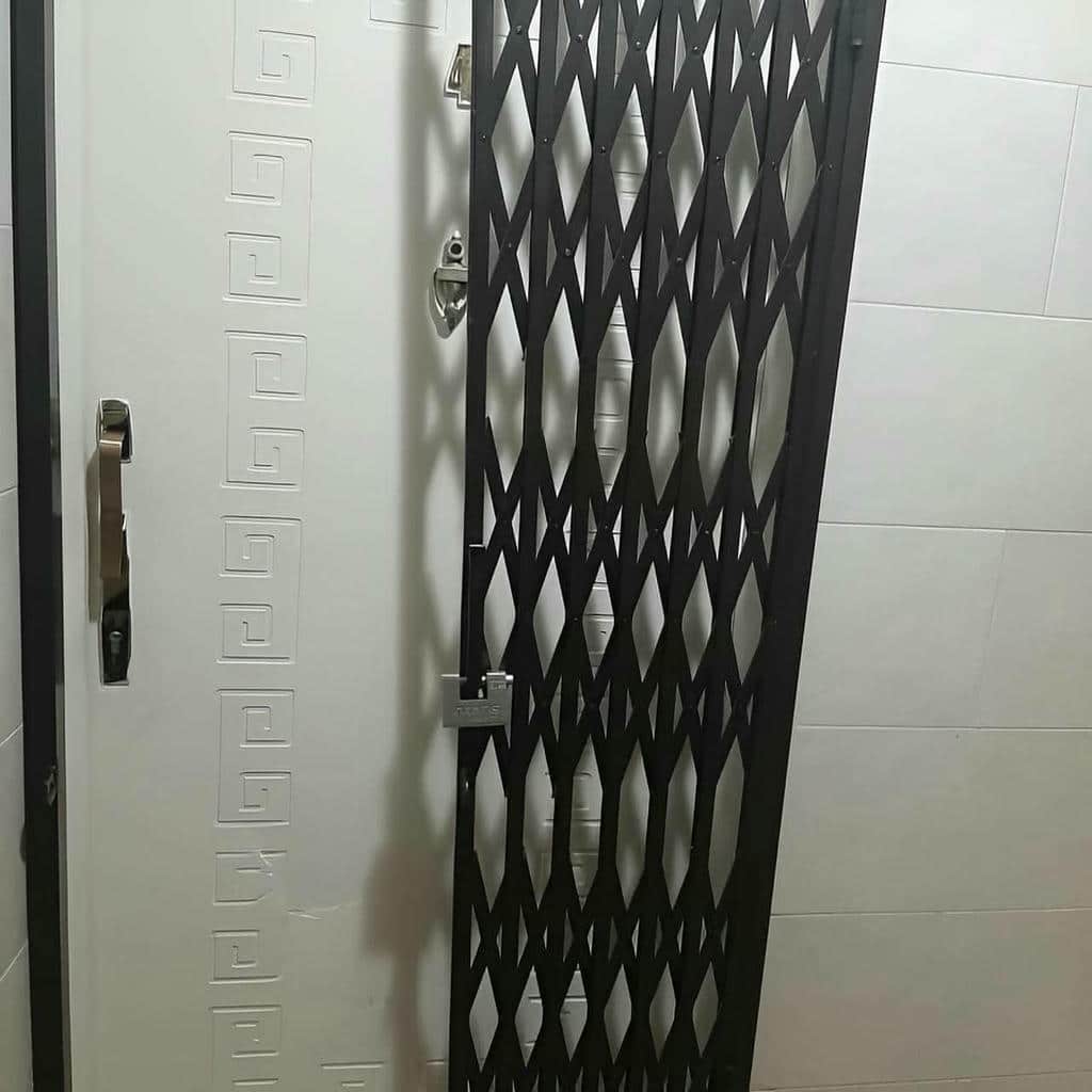 خرید درب آکاردئونی فلزی دوگل در طالقان