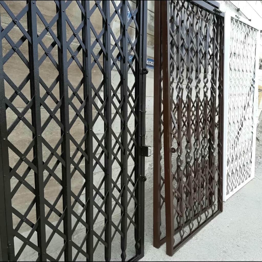 قیمت درب آکاردئونی فلزی تسمه تقویت‌شده در مریوان