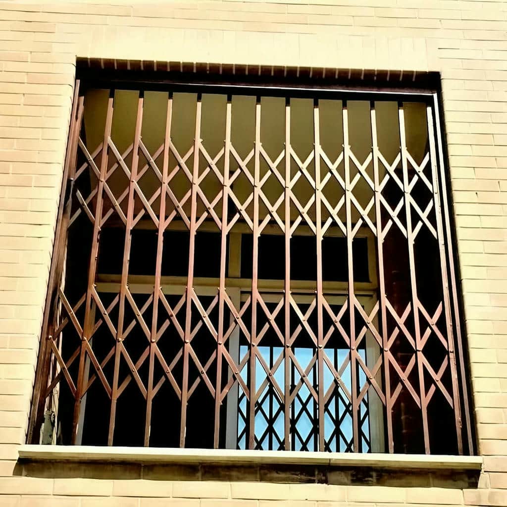 درب آکاردئونی فلزی در بابل
