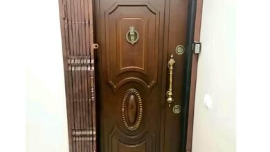 درب آکاردئونی فلزی در ایلام