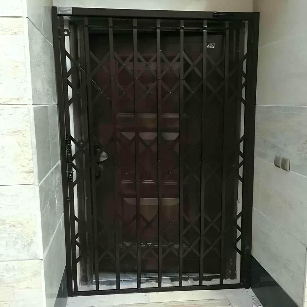 خرید درب آکاردئونی فلزی ضدبرش در ملارد