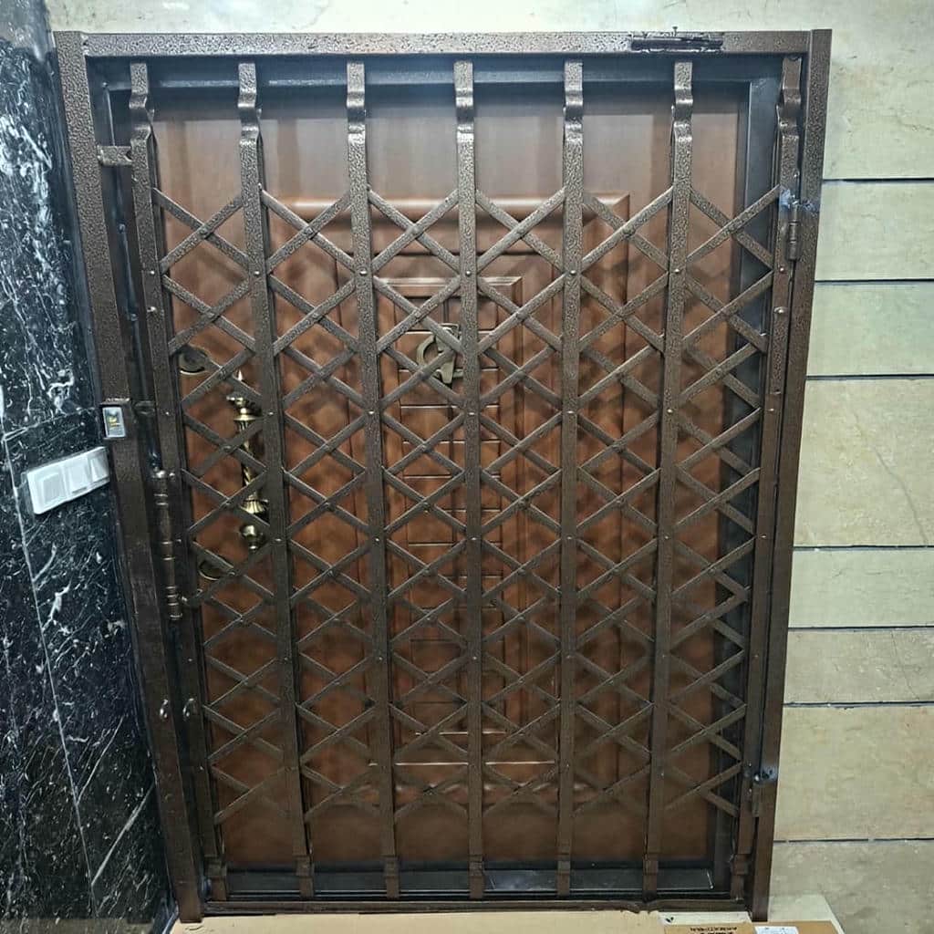 قیمت درب آکاردئونی فلزی چارچوب مستحکم در قائمشهر