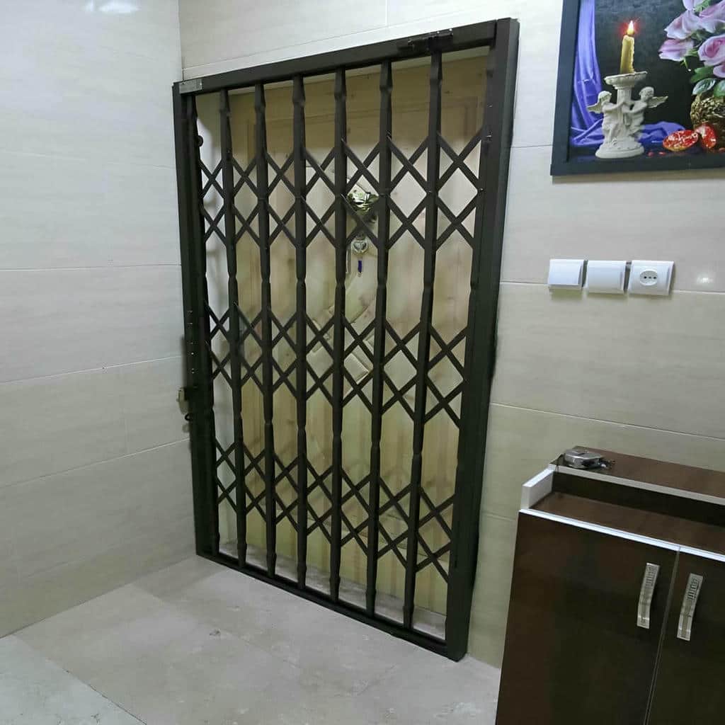 خرید درب آکاردئونی فلزی دوگل در شهریار
