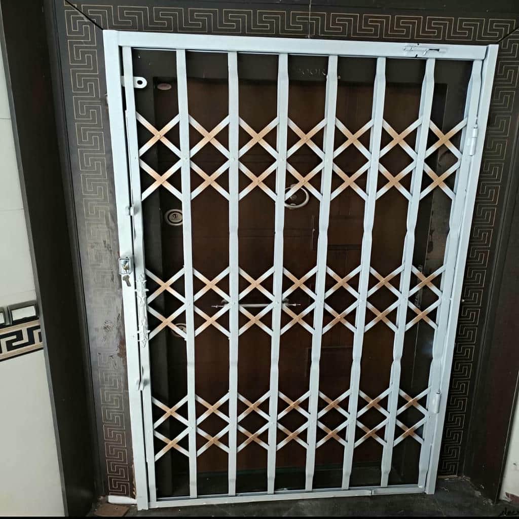 خرید درب آکاردئونی فلزی دوگل در فشم