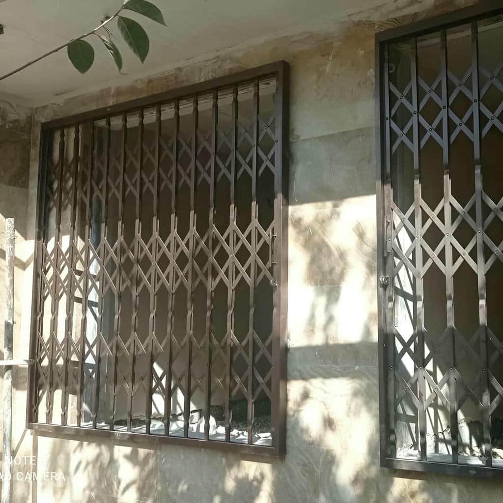 قیمت درب آکاردئونی فلزی تسمه تقویت‌شده در اراک