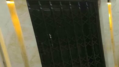 درب آکاردئونی فلزی در بندرعباس