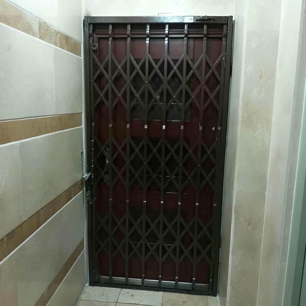 فروش درب آکاردئونی فلزی تمام گل در یزد