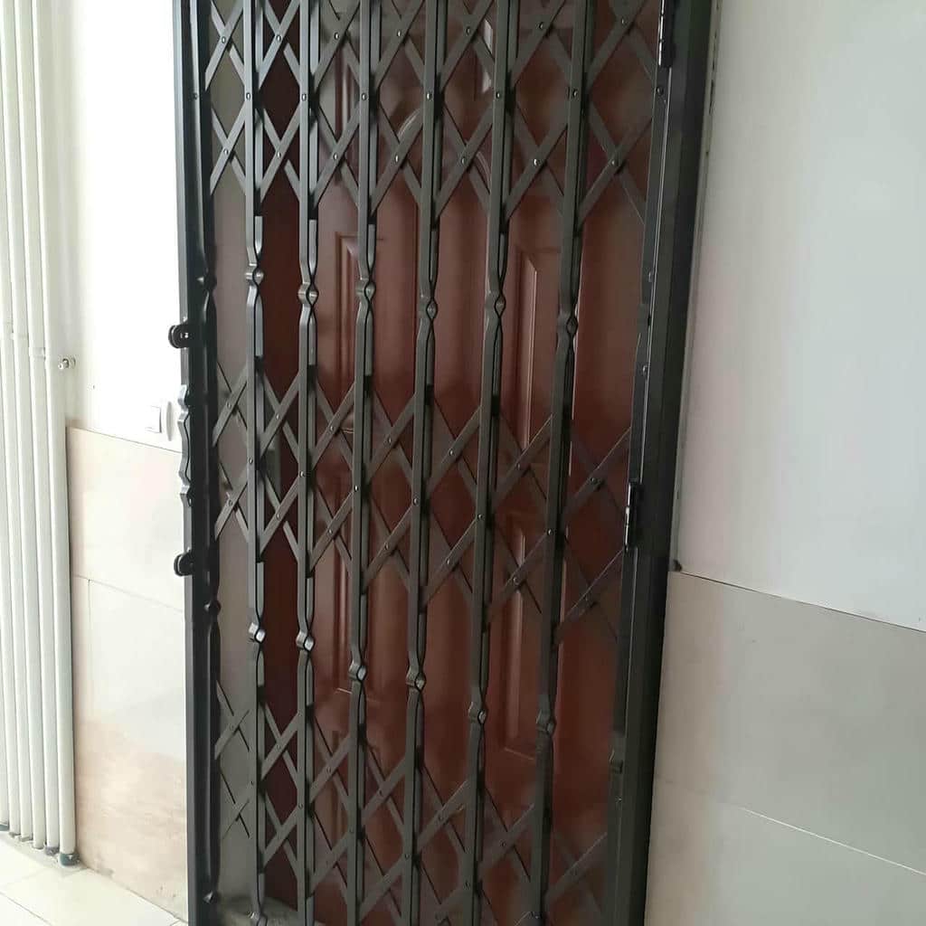 قیمت درب آکاردئونی فلزی چارچوب مستحکم در بابل