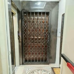 درب آکاردئونی فلزی در قزوین