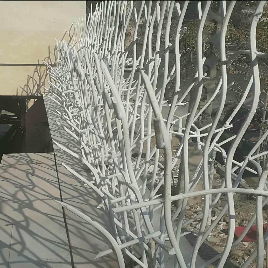 قیمت حفاظ شاخ گوزنی دیوار ساختمان رنگ کوره ای در بندر لنگه