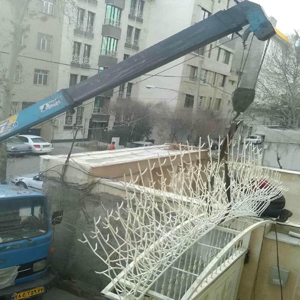 کارخانه حفاظ شاخ گوزنی دیوار ساختمان فولاد بادوام در رامسر