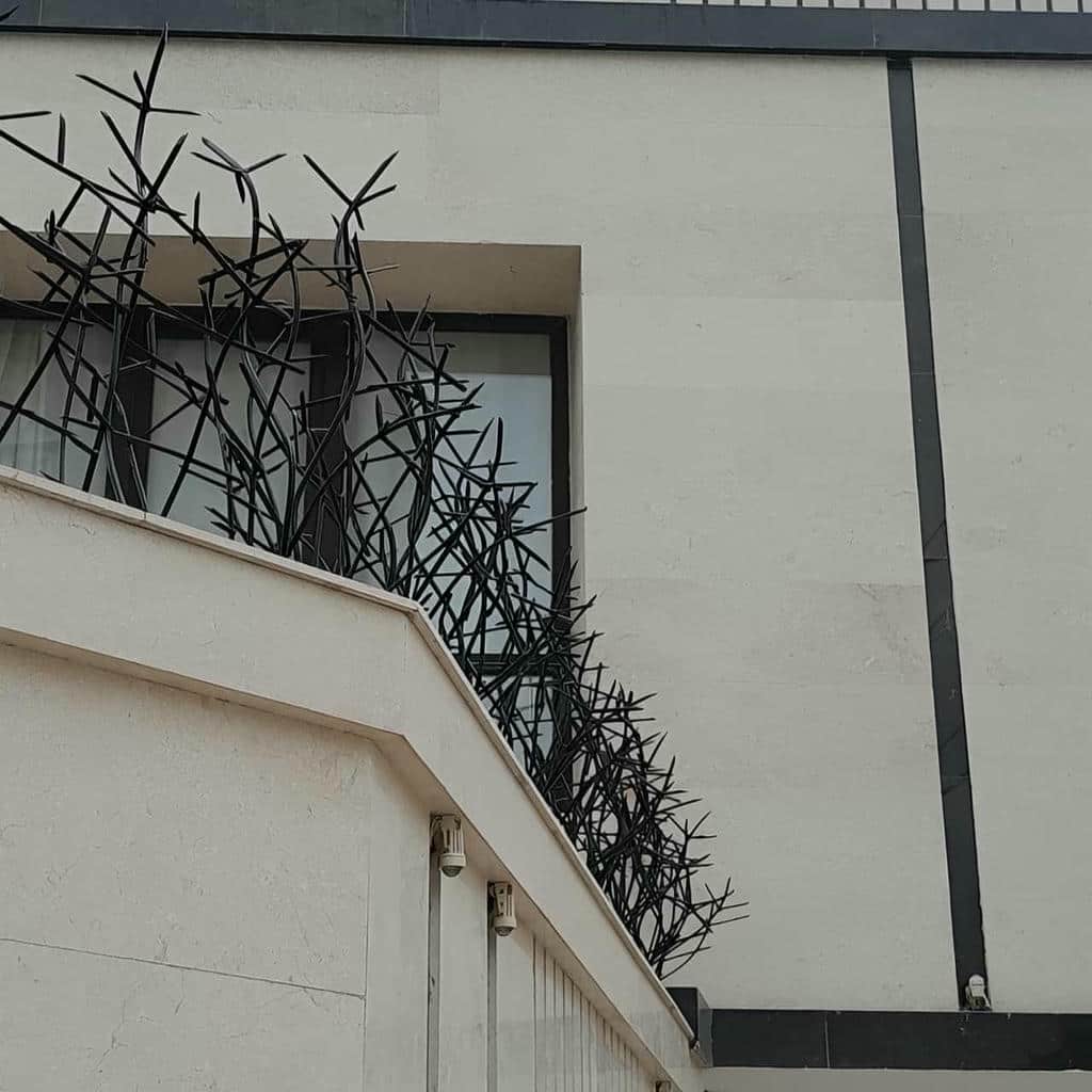قیمت حفاظ شاخ گوزنی دیوار ساختمان فولاد مقاوم در بندر لنگه