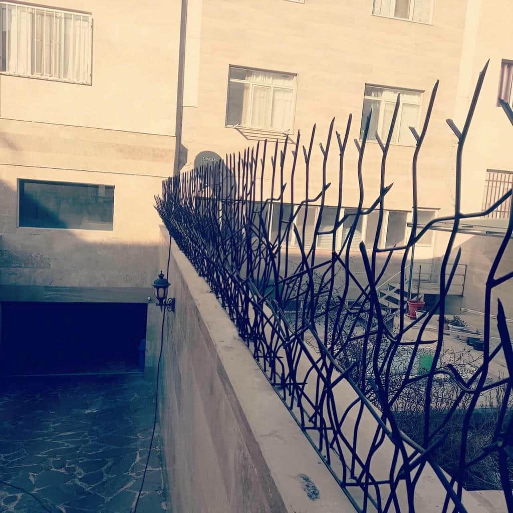 قیمت حفاظ شاخ گوزنی دیوار ساختمان رنگ کوره ای در آبسرد