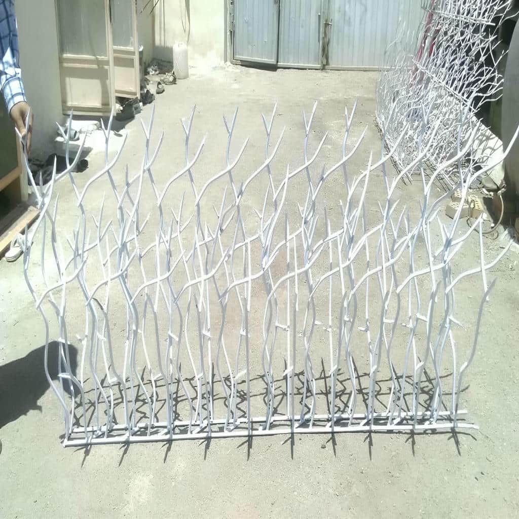 قیمت حفاظ شاخ گوزنی دیوار ساختمان رنگ کوره ای در بجنورد