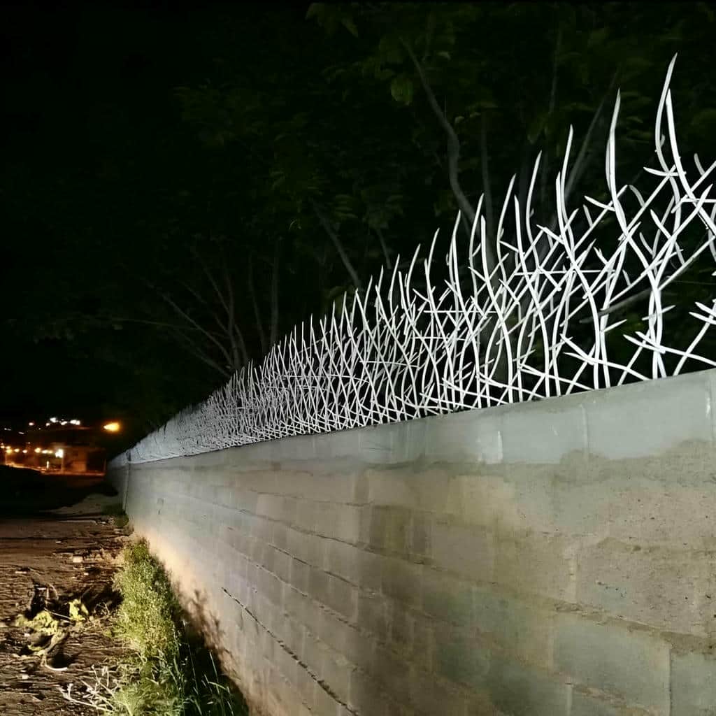 نصب حفاظ شاخ گوزنی دیوار ساختمان رنگ کوره ای در سنندج
