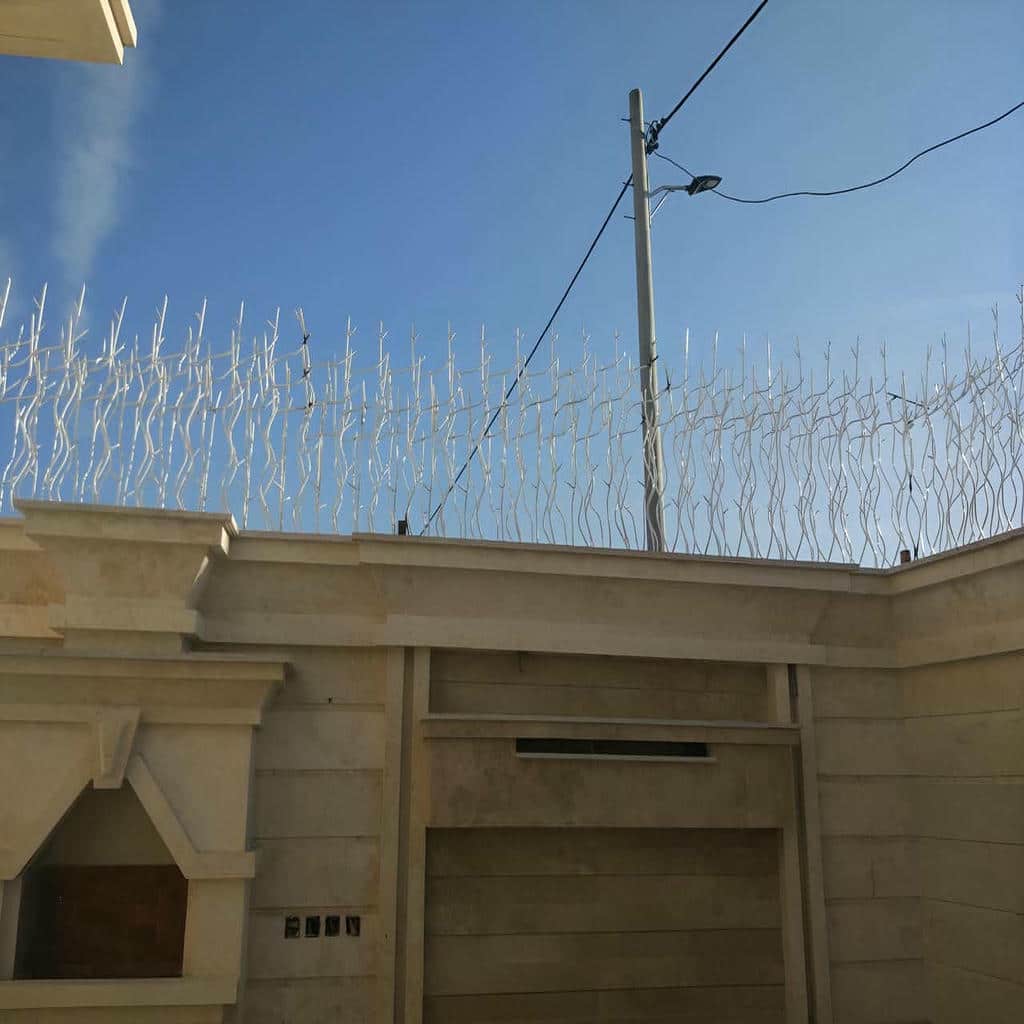 نصب حفاظ شاخ گوزنی دیوار ساختمان ساختار درهم در بابل