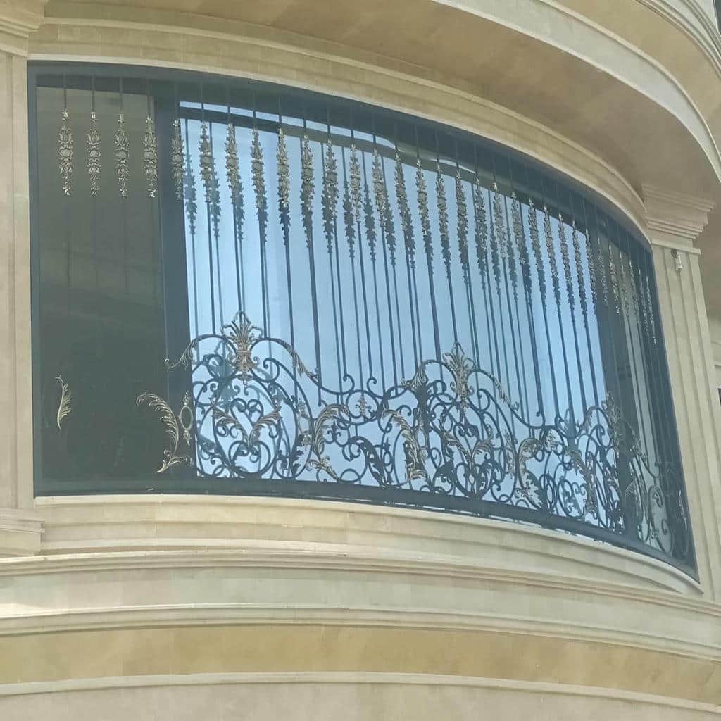 نصب حفاظ پنجره مدرن مربعی در استان خوزستان
