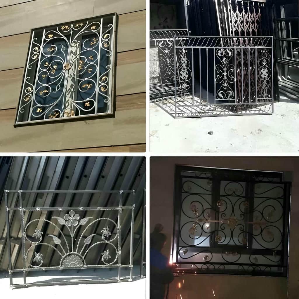 قیمت حفاظ پنجره رنگ ضدزنگ کوره ای در کیش