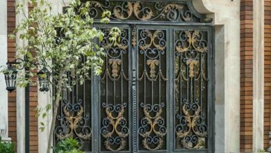 درب حیاط در محمدشهر