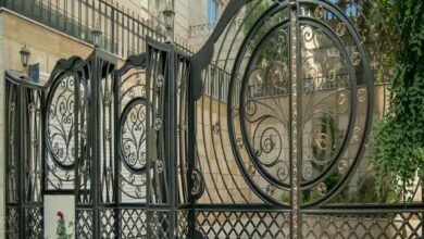 درب حیاط در اصفهان