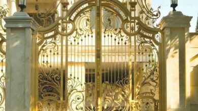 درب حیاط در بندر دیلم